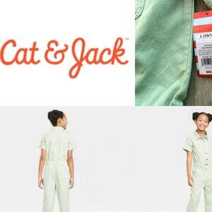 Cat & Jack Mint Green Kids Jumpsuit